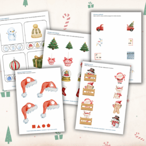 Świąteczno-Zimowe Karty Aktywności dla dzieci 2–3 lata
