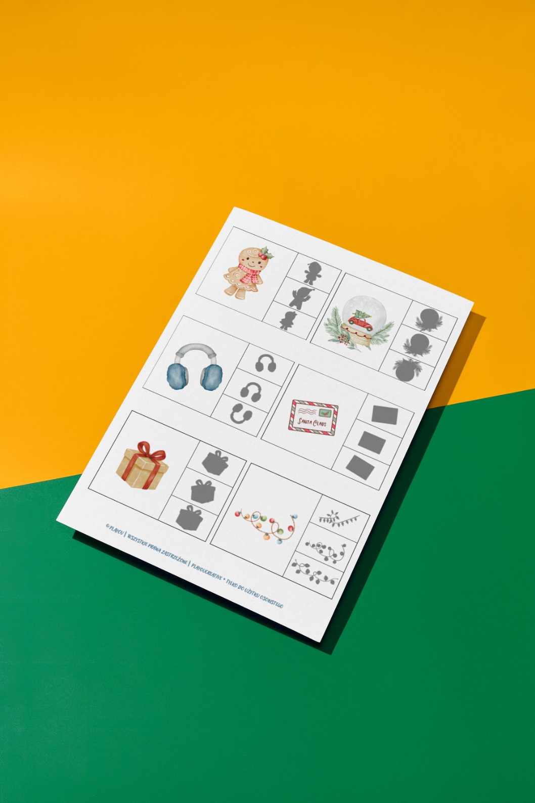 Świąteczno-Zimowe Karty Aktywności dla dzieci 3–6 lat - obrazek 4